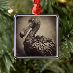 Dodo-Vogel Vintage viktorianische Naturgeschichte Ornament Aus Metall