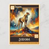 Dodoma, Tansania | Vintage Malerei Postkarte (Vorderseite)