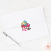 Dodonut (donut) Square Stickers (Umschlag)
