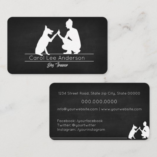 Dodotrainer Geschäftswagen für ihre Visitenkarte (Vorne/Hinten)