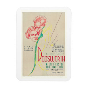 Dodsworth, Film, Film, Werbung Vintager Stil Magnet