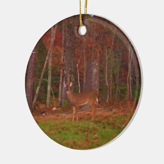 Doe a Deer im Arrowhad-See Keramikornament (Links)