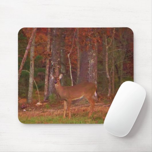Doe a Deer im Arrowhad-See Mousepad (Mit Mouse)