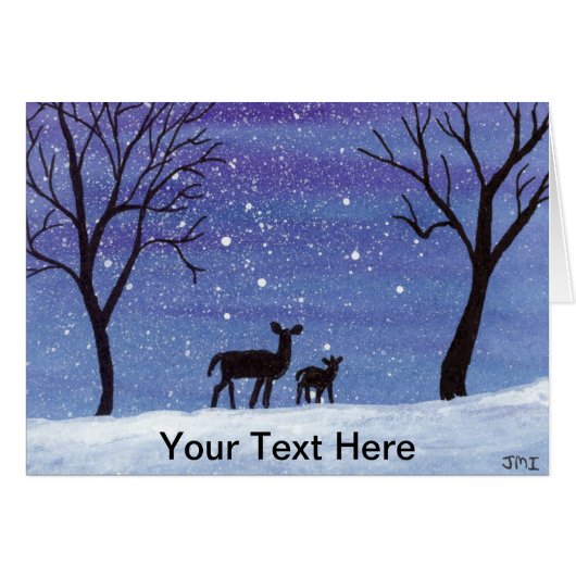 Doe and Fawn (Vorderseite (Horizontal))