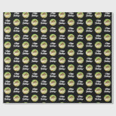 Doe and Fawn Black Geschenkpapier (Flach)