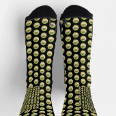 Doe and Fawn Black Socken (Oben)