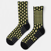 Doe and Fawn Black Socken (Links)