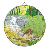 Doe and Fawn Dartscheibe (vorne)