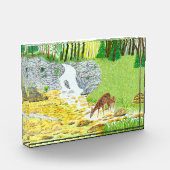 Doe and Fawn Deer Fotoblock (Links)