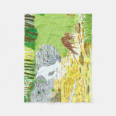 Doe and Fawn Fleecedecke (Vorderseite)