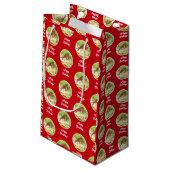 Doe and Fawn Kleine Geschenktüte (Rückseite Schrägansicht)