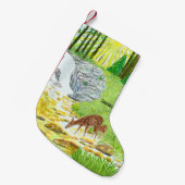 Doe and Fawn Kleiner Weihnachtsstrumpf (Vorderansicht (hängend))
