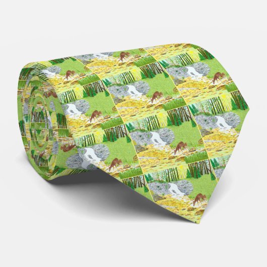 Doe and Fawn Krawatte (Gerollt)