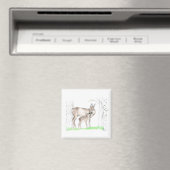 Doe and Fawn Magnet (In Situ (Geschirrspüler))