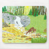 Doe and Fawn Mousepad (Vorne)