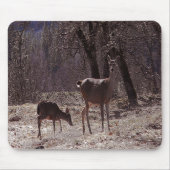 Doe and fawn..... mousepad (Vorne)