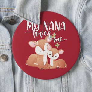 Doe and Fawn My Nana Lieben Button