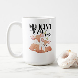 Doe and Fawn My Nana Lieben Kaffeetasse
