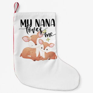 Doe and Fawn My Nana Lieben Kleiner Weihnachtsstrumpf