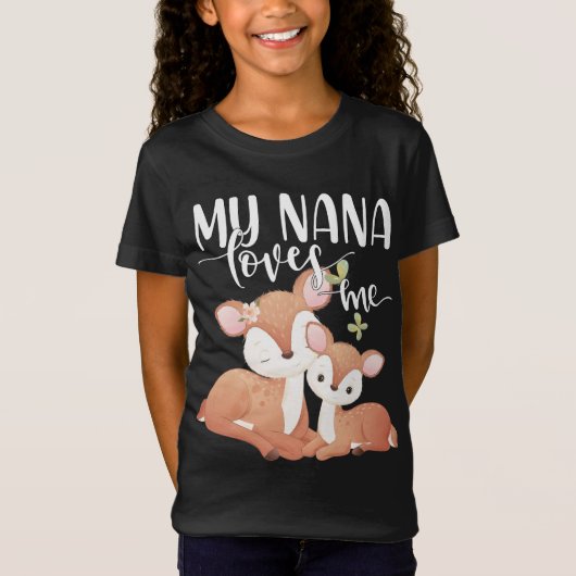 Doe and Fawn My Nana Lieben T-Shirt (Vorderseite)