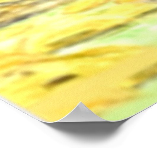 Doe and Fawn Poster (Ecke)