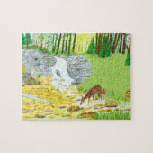 Doe and Fawn Puzzle (Horizontal)