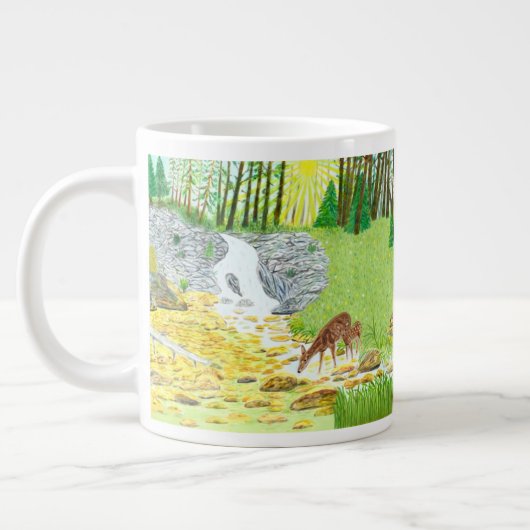 Doe and Fawn Specialty Tasse (Links)