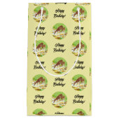 Doe and Fawn Yellow Kleine Geschenktüte (Vorderseite)
