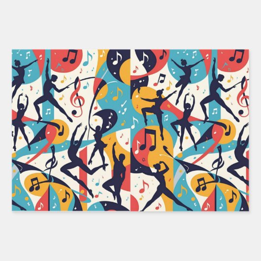 Doe de ZiggZagg - Cadeaupapier Geschenkpapier Set (Vorderseite)