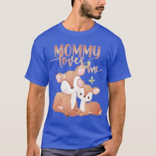 Doe Deer and Fawn Mommy Lieben T-Shirt