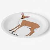 Doe Deer Pappteller (Schrägansicht)