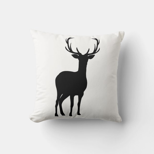 Doe Deer Rustic Country Farmhouse Minimal Kissen (Vorderseite)