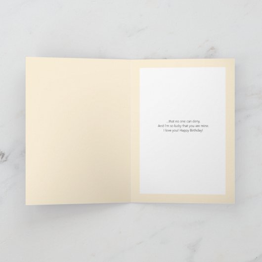 Doe & Fawn "Impressionistin" Großmutter Geburtstag Karte (Innenseite)