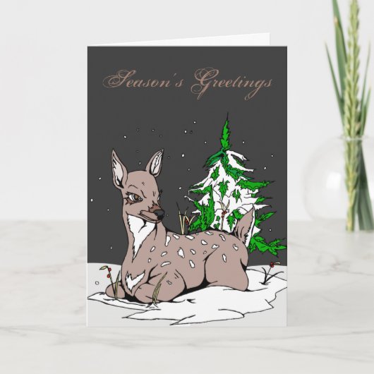 Doe - feiertagskarte (Vorderseite)