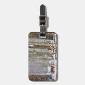 Doe in the snow, Deer in Lake Arrowhead Gepäckanhänger (Vorderseite vertikal)