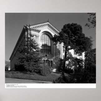Doe Library, aus dem Westen, 1967 Poster