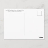 Doe Mule Deer Early Morning Crossing Postkarte (Rückseite)