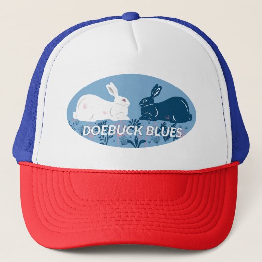 Doebuck Blues Trucker Hat Truckerkappe (Vorderseite)