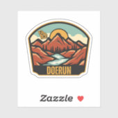 Doerun, Georgien Aufkleber (Blatt)