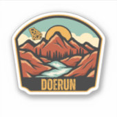 Doerun, Georgien Aufkleber (Vorderseite)