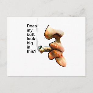 Does my butt look big in this? postkarte