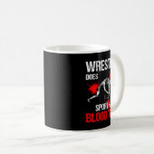 Does Your Srt Have Blood Time Funny Wrestling Love Kaffeetasse (VorderseiteRechts)