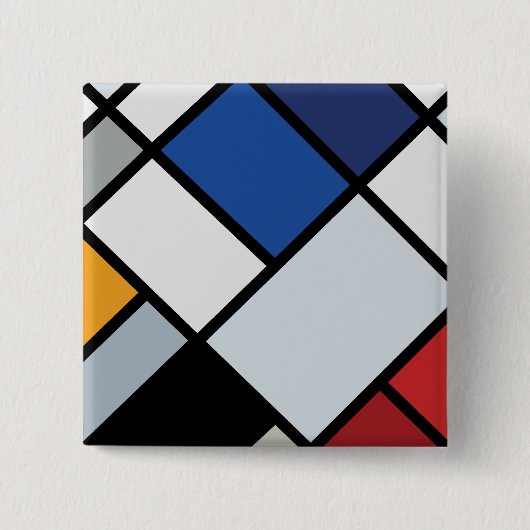 Doesburg - Kontrakomposition von Dissonanzen Button (Vorderseite)