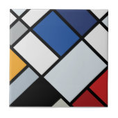 Doesburg - Kontrakomposition von Dissonanzen Fliese (Vorderseite)