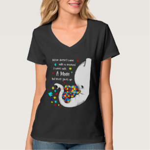 Doesn Come With A Manual Autism Awareness Month T-Shirt