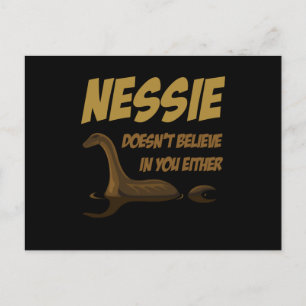 Doesnt glaubt Nessie Loch Ness Postkarte