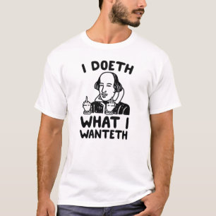 Doeth Was Ich Will Shirt – Lustiges Rebellisches Z