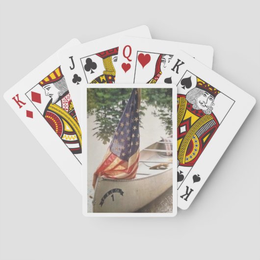 DOF - Flag und Canoe Poker Cards Spielkarten (Rückseite)