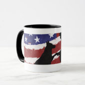 DOF - K9 Flag-Tasse Tasse (Vorderseite Links)
