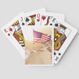 DOF - Sand Castle Flag Poker Cards Spielkarten